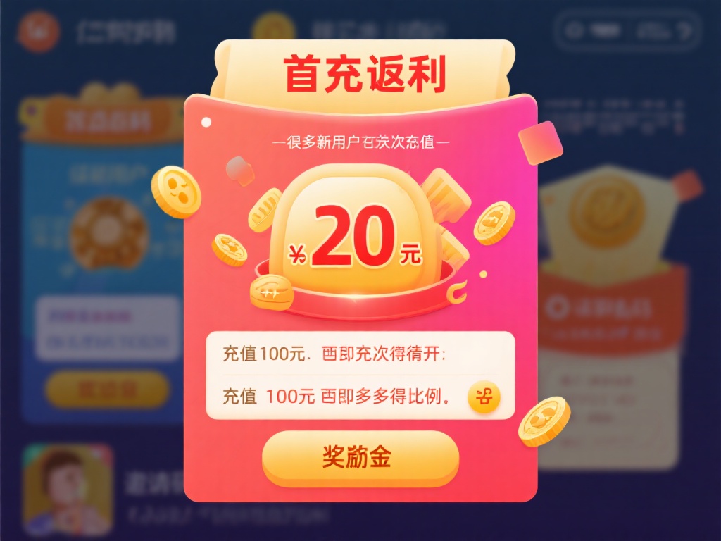 首充返利：很多新用户在首次充值时，可以通过邀请码获